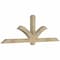 Ekena Millwork Redmond Rough Sawn Timber Gable Bracket, Douglas Fir, 84"W x 28"H x 4"D x 4"F, 8/12 Pitch GBW084X28X0404RED00RDF - alternate 3